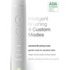 image:imageAquasonic Vibe Series UltraWhitening Toothbrush  ADA Accepted Electric Toothbrush  8 Brush Heads amp Travel Case  40000 VPM Motor amp Wireless Charging  4 Modes w Smart Timer  Charcoal MetallicOptic White