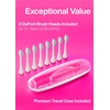 image:imageAquasonic Vibe Series UltraWhitening Toothbrush  ADA Accepted Electric Toothbrush  8 Brush Heads amp Travel Case  40000 VPM Motor amp Wireless Charging  4 Modes w Smart Timer  Charcoal MetallicElectric Pink