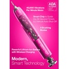 image:imageAquasonic Vibe Series UltraWhitening Toothbrush  ADA Accepted Electric Toothbrush  8 Brush Heads amp Travel Case  40000 VPM Motor amp Wireless Charging  4 Modes w Smart Timer  Charcoal MetallicElectric Pink