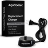 image:imageAquaSonic Electric Toothbrush Charger  Conductive Charging Dock Compatible with Most AquaSonic Toothbrushes  Genuine Authentic Parts WhiteBlack