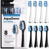 image:imageAquaSonic Genuine Duo Series Replacement Brush Heads  for Normal amp Sensitive Teeth  Compatible with Duo Series amp Home Dental Center Toothbrush Handles  NOT Compatible with Duo Series Pro