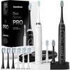 image:imageAquasonic Duo Series PRO UV  ADA Accepted Electric Toothbrushes with UV Sanitizer  Inductive Charging Base  5 Modes with Smart Timers  10 Proflex Brush Heads amp 2 Travel Cases2 Count Pack of 1
