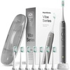 image:imageAquasonic Vibe Series UltraWhitening Toothbrush  ADA Accepted Electric Toothbrush  8 Brush Heads amp Travel Case  40000 VPM Motor amp Wireless Charging  4 Modes w Smart Timer  Charcoal MetallicCharcoal Metallic