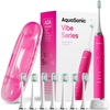image:imageAquasonic Vibe Series UltraWhitening Toothbrush  ADA Accepted Electric Toothbrush  8 Brush Heads amp Travel Case  40000 VPM Motor amp Wireless Charging  4 Modes w Smart Timer  Charcoal MetallicElectric Pink