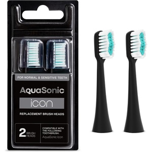 image:imageAquaSonic Genuine Icon Replacement Brush Heads  ADA Accepted  Compatible with AquaSonic Icon Toothbrush  6 Brush Heads  for Normal amp Sensitive Teeth Light PinkOnyx