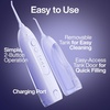 image:imageAquaSonic Icon Water Flosser for Teeth  Cordless Rechargeable Oral Irrigator  Waterproof Portable Dental Cleaning with Jet Tip  Braces Home Travel  NavyLilac