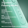 image:imageAquaSonic Icon Water Flosser for Teeth  Cordless Rechargeable Oral Irrigator  Waterproof Portable Dental Cleaning with Jet Tip  Braces Home Travel  NavyMint