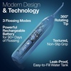 image:imageAquaSonic Icon Water Flosser for Teeth  Cordless Rechargeable Oral Irrigator  Waterproof Portable Dental Cleaning with Jet Tip  Braces Home Travel  NavyNavy
