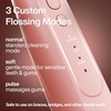 image:imageAquaSonic Icon Water Flosser for Teeth  Cordless Rechargeable Oral Irrigator  Waterproof Portable Dental Cleaning with Jet Tip  Braces Home Travel  NavyBlush