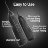 image:imageAquaSonic Icon Water Flosser for Teeth  Cordless Rechargeable Oral Irrigator  Waterproof Portable Dental Cleaning with Jet Tip  Braces Home Travel  NavyOnyx