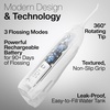 image:imageAquaSonic Icon Water Flosser for Teeth  Cordless Rechargeable Oral Irrigator  Waterproof Portable Dental Cleaning with Jet Tip  Braces Home Travel  NavyPearl