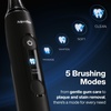 image:imageAquasonic Clinical AQ UltraWhitening Smart Toothbrush with Pressure Sensor LCD Screen amp Battery Level Indicator  2 Brush Heads amp Hard Sell Travel Case